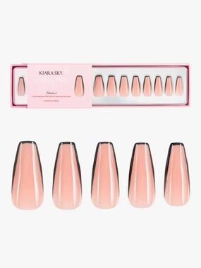 Kiara Sky Medium Coffin XPRESS PRO 100% Acrylic Press On Nails 30 Piece Kit
